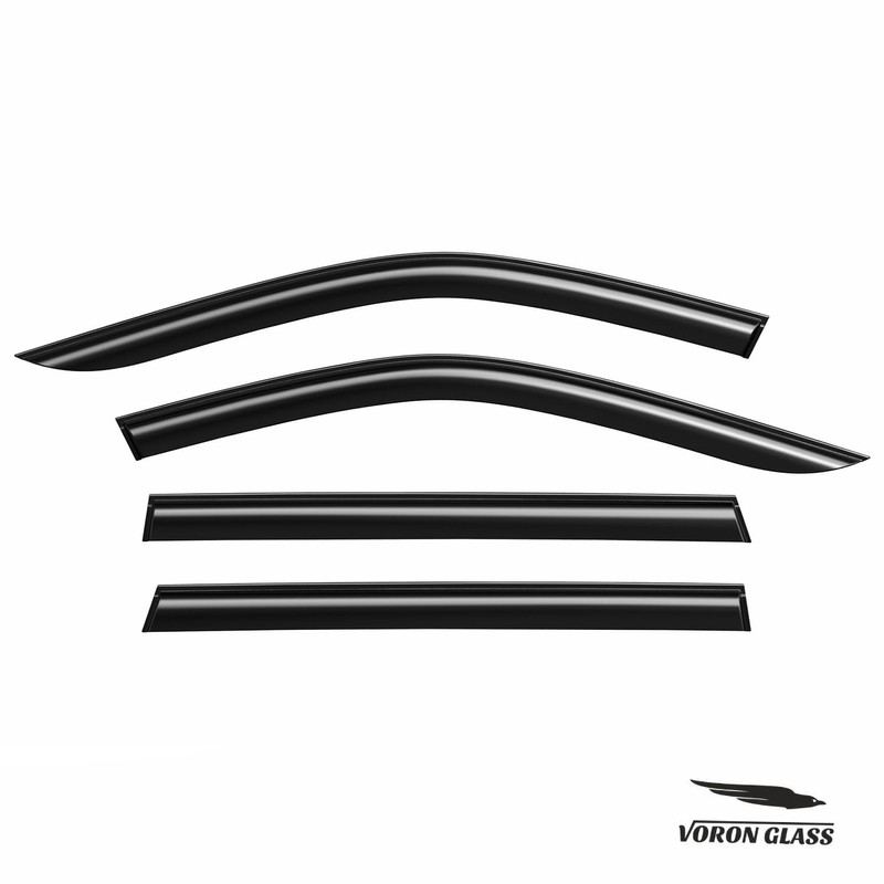 Voron Glass Tape-on Extra Durable Rain Guards for Toyota Grand