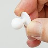 Round Buttons for Chef's Jackets, Pack of 15, White, 19