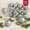 Biedermann & Sons Silver Ball Candles – Decorative Metallic Novelty