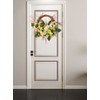 Artificial Wreath Yellow Wild Daisy Half Wreath Easter Decoration Wreath