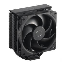 Cooler Master Hyper 212 Black CPU Air Cooler – 120mm High Performance PWM Fan, 4 Copper Heat Pipes, Aluminum Top Cover, Low Noise & Easy Installation, AMD AM5/AM4 & Intel LGA 1851/1700/1200, Black