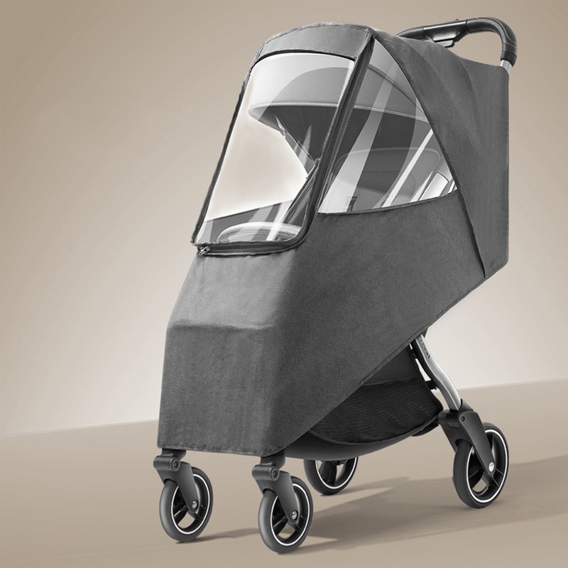Stroller Rain Cover Universal Toddler Travel Weather Shield Waterproof Windproof