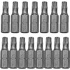 TorSor 15 Pack T25 TORX Bits 1/4 Inch Hex Shank