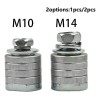 Meiso 2 Piezas De Adaptador De Amoladora Angular M10/m14 Son