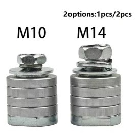 Meiso 2 Piezas De Adaptador De Amoladora Angular M10/m14 Son Adecu