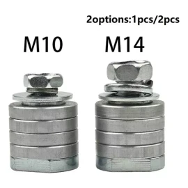 Meiso 2 Piezas De Adaptador De Amoladora Angular M10/m14 Son Adecu