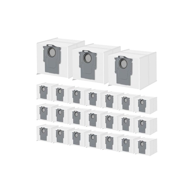 24 Pack Q5 Dust Bags for Roborock Q5+/Q5 Max+/Q5 Pro+/Q7/Q7+/Q7