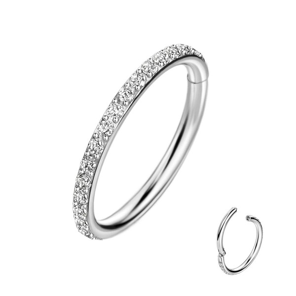 TDEBA 7mm 16G Conch Piercing Jewelry - 316L Surgical Steel