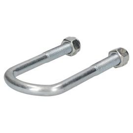 AB Tools 2 Single Parabolic Leaf Spring High Tensile U Bolt Nuts for Ifor Williams Trailers