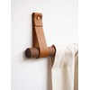 GENUINE LEATHER - by Keyaiira - Curtain rod holder leather