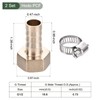 YOKIVE 2 Set Barb Hose Fitting, Brass Barbed Air Hose