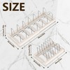 Anhow Pan Organiser, Expandable Pan Holder for Drawer, Lid Holder