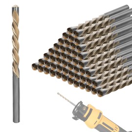 Upgrade 100 Pcs Drywall Bit, 5/32 Inch Drywall Drill Bit for Wood, Drywall Cutting Bit, Drywall Guide Point Cutting Bits, Drywall Router Bits for Use with Spiral Saw