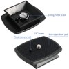 Voarge Pack of 2 Camera Quick Release Plates, Quick Release