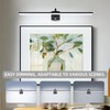 MantoLite 35" led Light bar Wall Sconce,Black Bathroom Vanity Lights