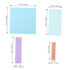 Operitacx 500 Stück Selbstklebende Notizaufkleber Bunte Quadratische Memo Aufkleber Für Büro Und Zuhause Lustige Haftnotizen Verschiedenen Farben Ideal Für Merkzettel Und Erinnerungen