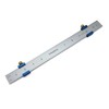 Benchmark Anodized Aluminum Ruler Stops on 12” Stainless Machinist Ruler