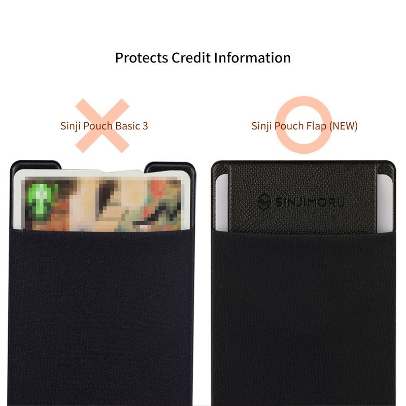 Sinjimoru Smartphone Back Card Holder, Sinji Pouch Flap
