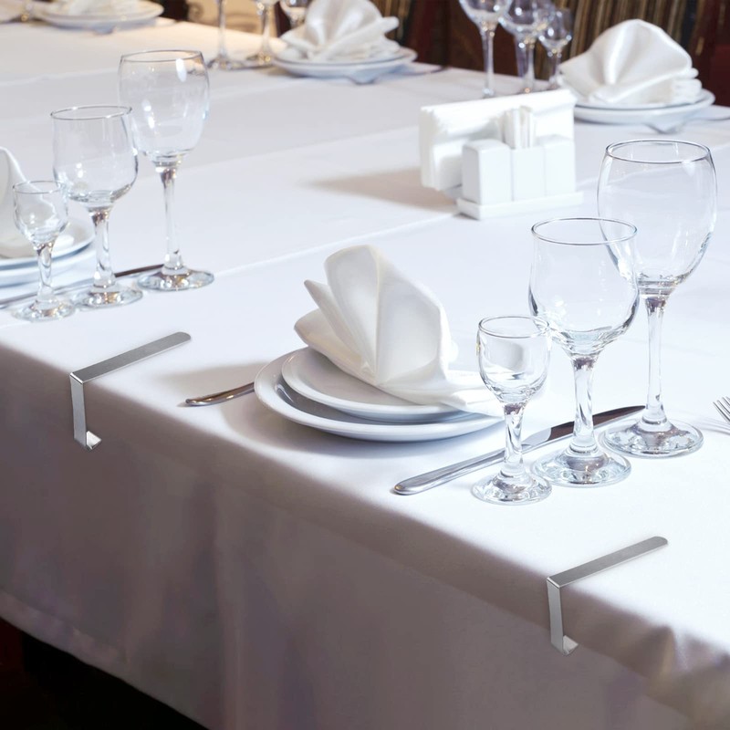 FEPITO 12 Pack Tablecloth Clips Stainless Steel Table Cloth Cover