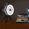 Tripod Stand Fan USB Rechargeable Retractable Portable Camping Fan Hanging