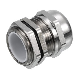 QUARKZMAN 1 Piece Stainless Steel Waterproof Adjustable Cable Gland 6-13 mm Cable Gland for Electrical Casing, [Silver Tone]