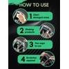 Cardiality Gloss Black Rim Touch Up Paint for Honda,Wheel Scratch