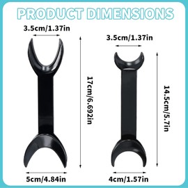 Retractor Bucal Dental en Forma de T, 4 Piezas Doble Cabeza con 80 Accesorios, Abridor de Boca y Labios para Blanqueamiento Dental, Ortodoncia y Cuidado Bucal en Casa