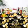 FuWeave 3 Pcs 8th Grade Graduation Tablecloth 54x108 Bye Bye