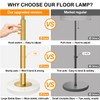 【Upgraded】Dimmable Gold Floor Lamps for Living Room, 11W LED Bulb