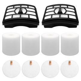 Improvedhand NV500 Filter Replacement for Shark Rotator Pro Lift-Away NV501, NV502, NV503, NV505, NV520, NV552, UV560, ZU780, ZU782, ZU785, Replace XFF500 & XHF500, 2 Post + 4 Foam & Felt Filters