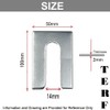 TERF® 50mm X 100mm X 2mm with 14mm Slots Galvanised