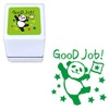 Kodomo no Kao Panda Mini Penetrating Stamp GoodJob (Green) 0543-021