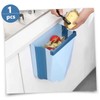 Levemolo Creative Wall Mounted Folding Trash Can Versatile Trash Container