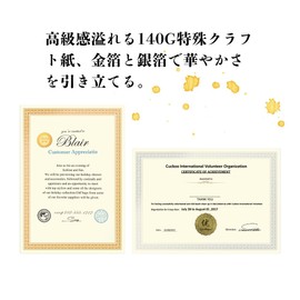 ASTAR 10 Sheets Blank Award Paper, A4 Certificate Intermediate Paper, Framed Inner Page Paper, School Certificate Paper, Education Certificate Paper, Blank Honor Paper, Foil Metallic Border Paper