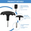 Amzlysdok Golf Torque Wrench Tool,Precision Stainless Steel Golf Driver Tool