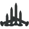 200 PCS Black Flat Head Self Tapping Screws (M4)
