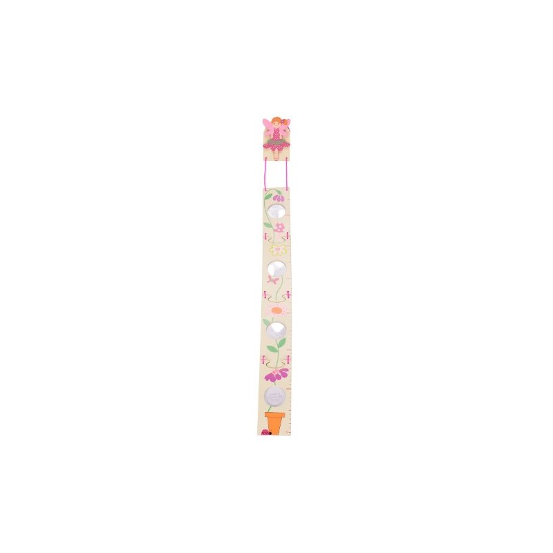 Girls Wooden Fairy Height Chart