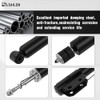 LSAILON 4 pcs Front Rear Struts Shocks Absorbers Replacement for