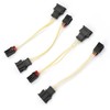 4pcs LED Rear Tail Light Adapter Cable Harnesses for VW