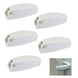 5 Pieces RV Door Lock RV Door Holder Door Lock Made of Plastic Door Lock Caravan Door Holder Caravan Door Lock Holder Plastic for Motorhomes Trailers Motorhomes Luggage Doors