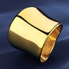 20mm Width Chunky Wide Stainless Steel Wedding Band Statement Promise