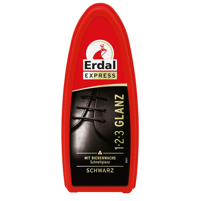 Erdal 1-2-3 Gloss Black, 6-Pack (6 x 52 g)