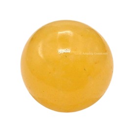 Yellow Aventurine Crystal Ball - 1" Inches Crystal Sphere Meditation Balls for Witchcraft and Decorative Balls - Crystals and Healing Stones Beginners Gift (Pack of 1)