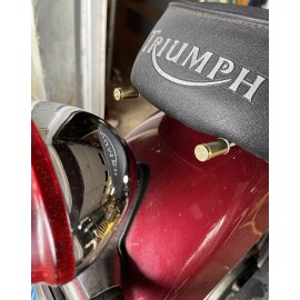 Homemade Triumph Motorcycle Long Bullet Seat Bolts For Bonne Thruxton Scrambler No Tool