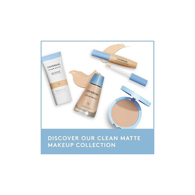 CoverGirl Clean Oil Control Liquid Makeup, Classic Tan (W) 560,
