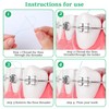 200 Count Floss Threader,Floss for Braces Bridge Flossers for Adults