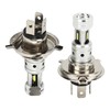 2 Pcs 100W H4 LED Motorcycle Headlight Bulb 360 Degree