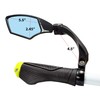 Hafny NEW Handlebar Bike Mirror, HD,Blast-resistant, Glass Lens, HF-MR095 (Anti-glare