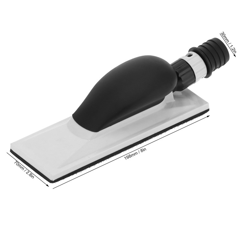 Dust Free Grinding Block Vacuum Handheld Sanding Sander Wood Polishing
