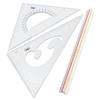 Mr. Pen Architectural Triangular Ruler Set with 12 Inch Triangular